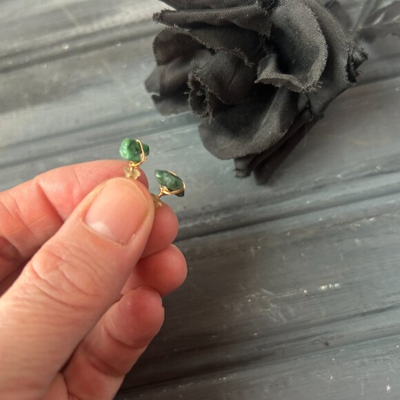 Small Jade Earring Lot (Lot of 2) - Picture 3 of 9